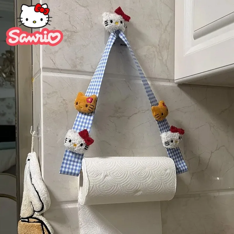

Sanrio HelloKitty держатели для бумаги держатель для туалетной бумаги настенный диспенсер для туалетной комнаты настенные аксессуары для ванной комнаты