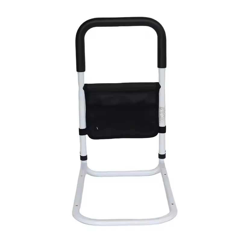 Adjustable Metal Bed Assist Rails for Seniors - usage example
