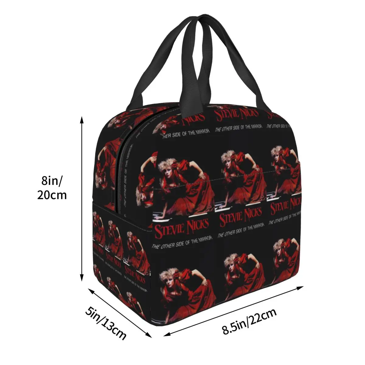 2024 Stevie Nicks Tour Live In Concert Albumcover Insulated Lunch Bag for Women Kids Portable Food Boxes Thermal Lunch Box Tote