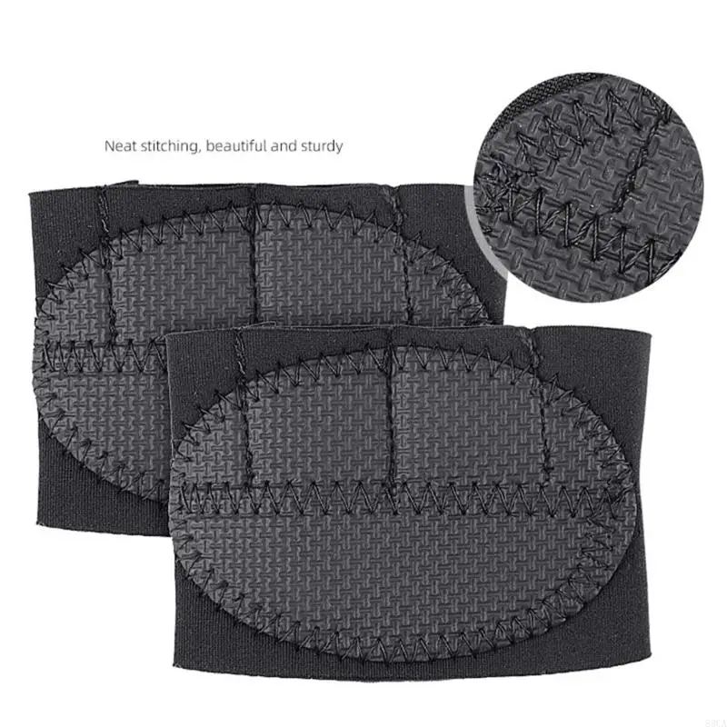 قفازات حماية النخيل مضادة للانزلاق بأربعة أصابع للتمرين في صالة الألعاب الرياضية وقفازات رفع الأثقال #5