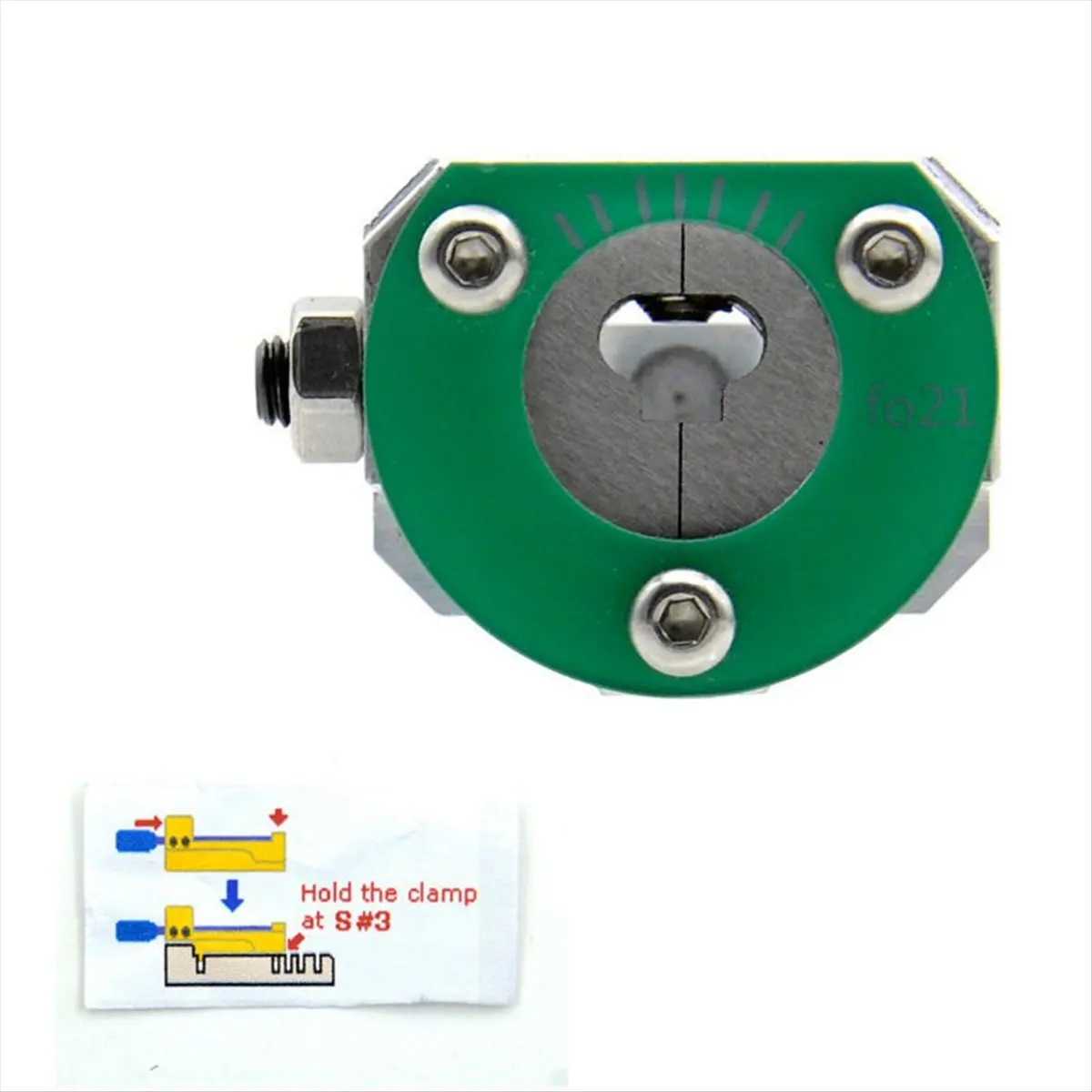 【SPECIAL OFFER】CNC Key Cutting Machine Fixture FO21 Clamp for Mondeo Automatic V8/X6/Miracle A7, E9 Key Cutting Machine