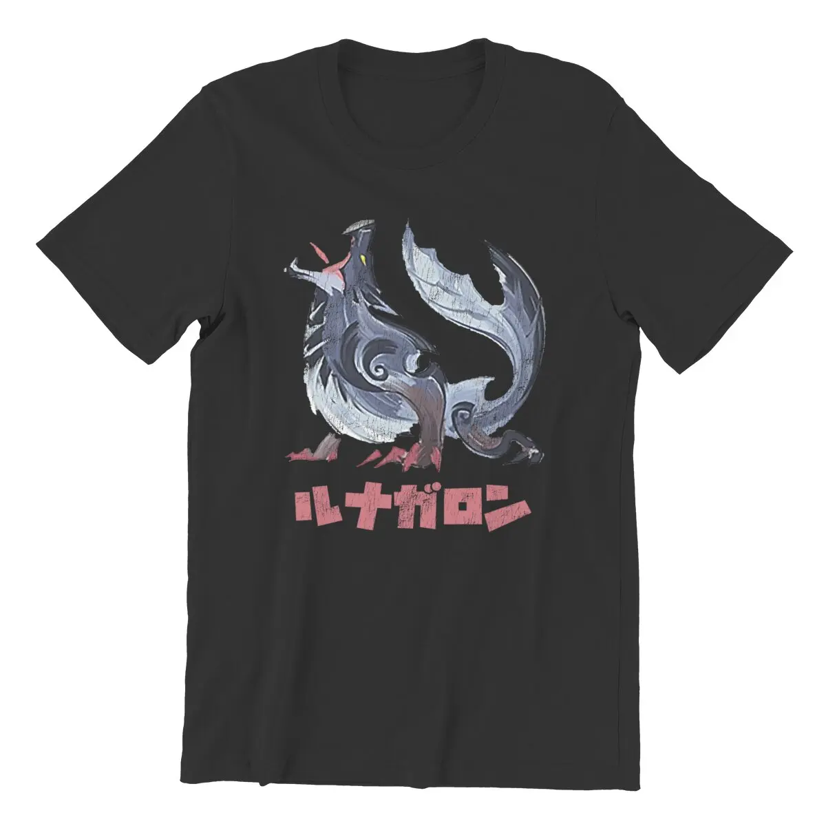 Monster Hunter Rise Sunbreak Lunagaron Kanji Unisex T-Shirt for Men 100% Cotton T-Shirts  RPG video game Tees  Tops Big Size