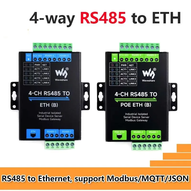 convertisseur-industriel-isole-4ch-rs485-vers-poe-eth-b-rj45-uart-pour-modbus