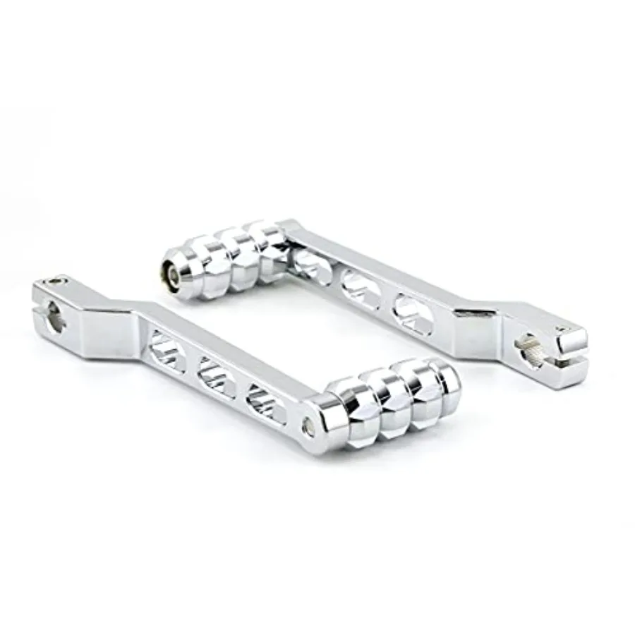 

2pcs CNC Aluminum Heel/Toe Shifter Gear Shift Pedal Lever Arms& Shifter Peg for Harley Touring FL Softail Trike Road Kings ( Chr