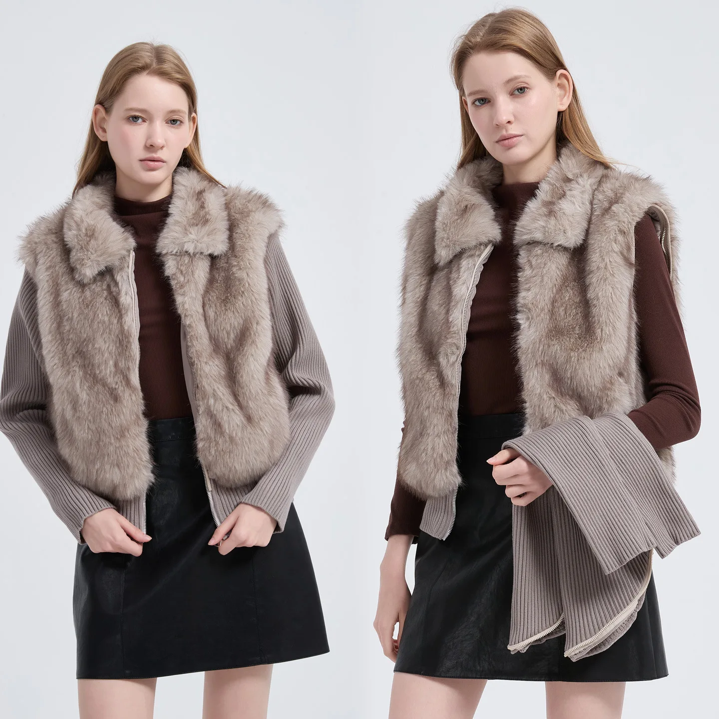 Women Parkas Short Coats Jackets Turn Down Collar Faux Fur Thick Warm Y2k Streetwear Elegant Jacket Coat Autumn Winter 2026