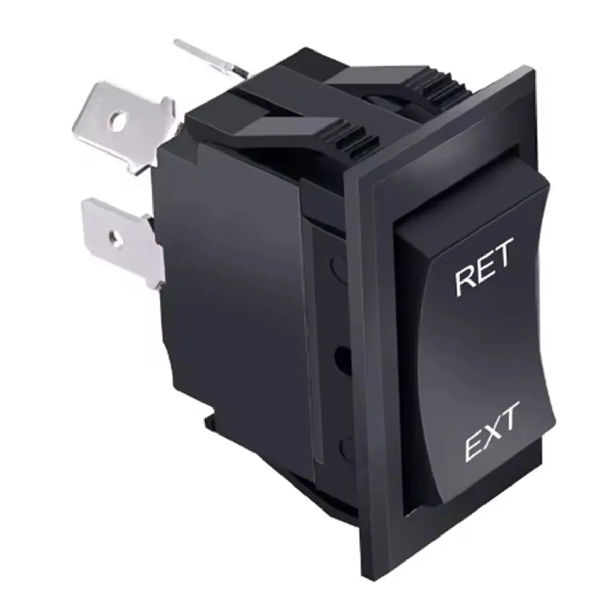 A83P ~Reverse Polarity Rocker Switch DC Motor Control RV Power Jack DPDT Momentary Switch Golf Cart for 5th Wheel Tongue