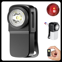 400Lumens Mini Clip Light USB C Rechargeable Pocket Flashlight Zinc Alloy Waterproof Portable Outdoor Survival Gear