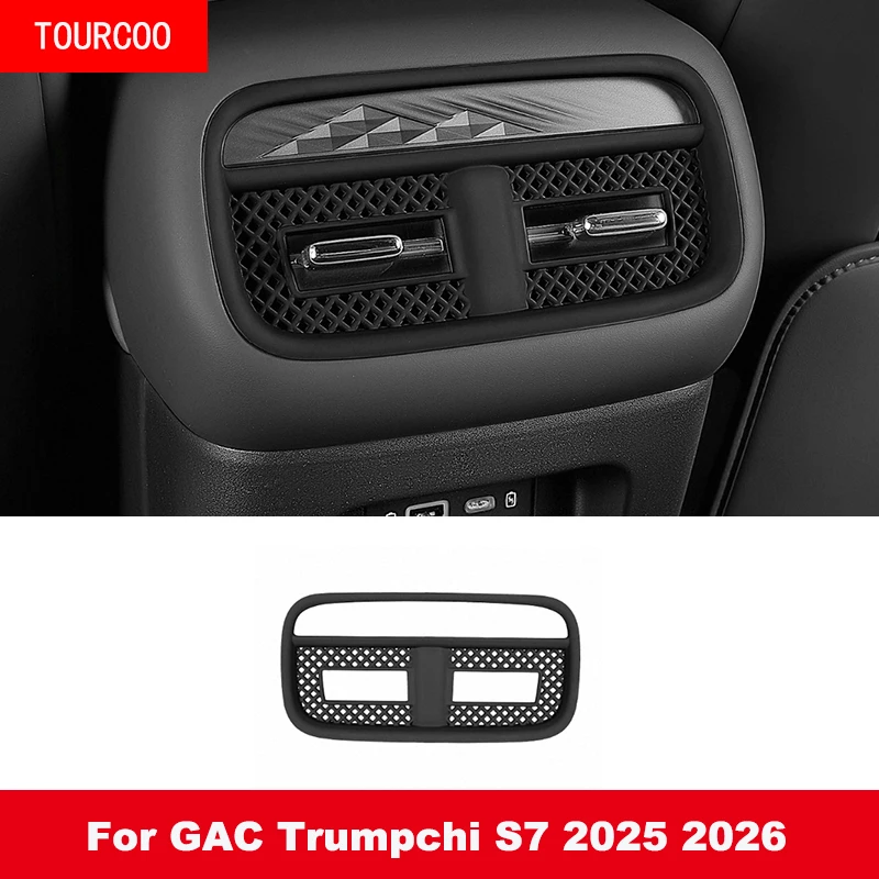 

Для GAC Trumpchi S7 2025 2026, задняя крышка вентиляционного отверстия, подлокотник центральной консоли, задняя крышка кондиционера, защита решетки фильтра