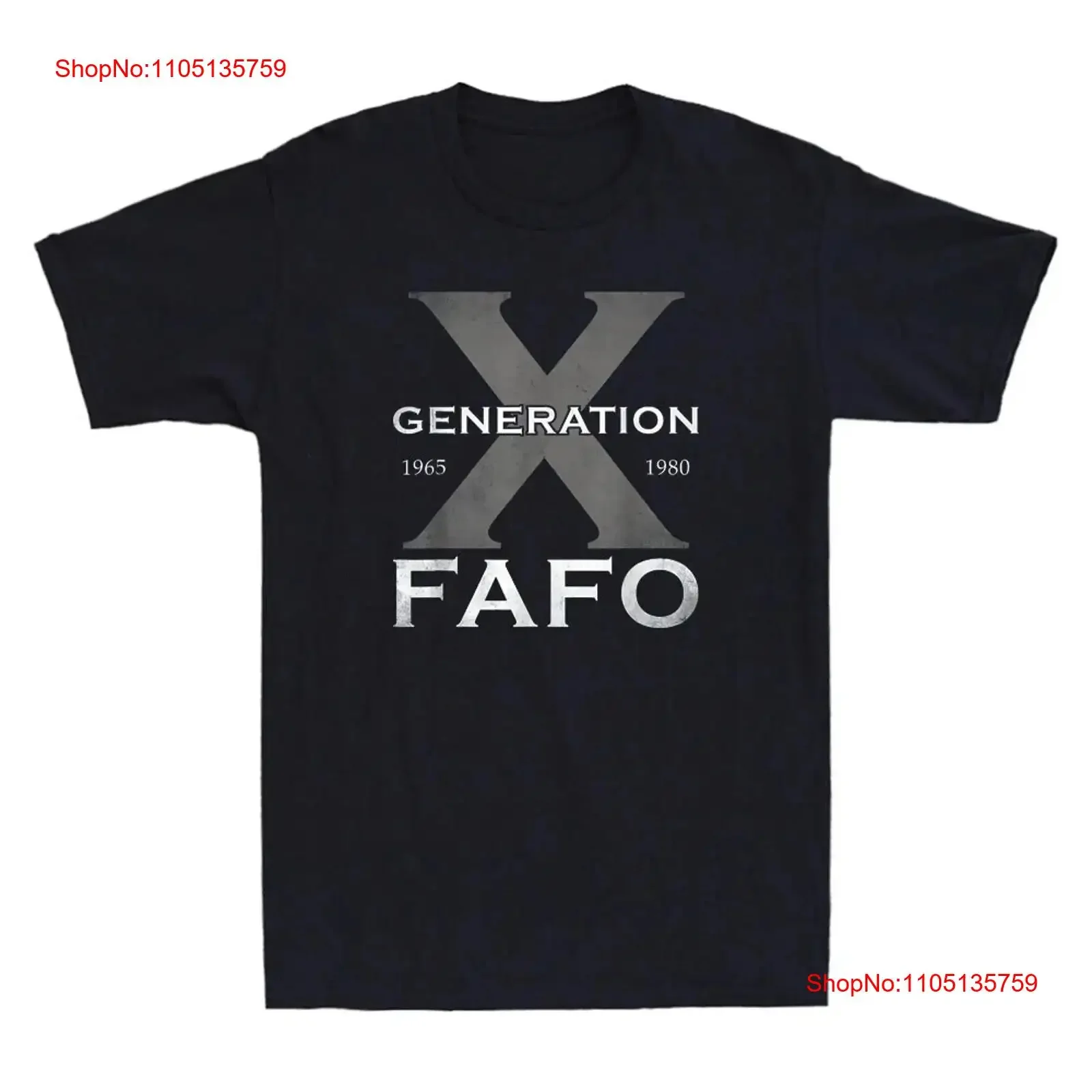 

Generation X Funny FAFO 60s 70s Gen Xers Sarcastic Vintage Men's T Shirt vintage Washed graphic Breathable