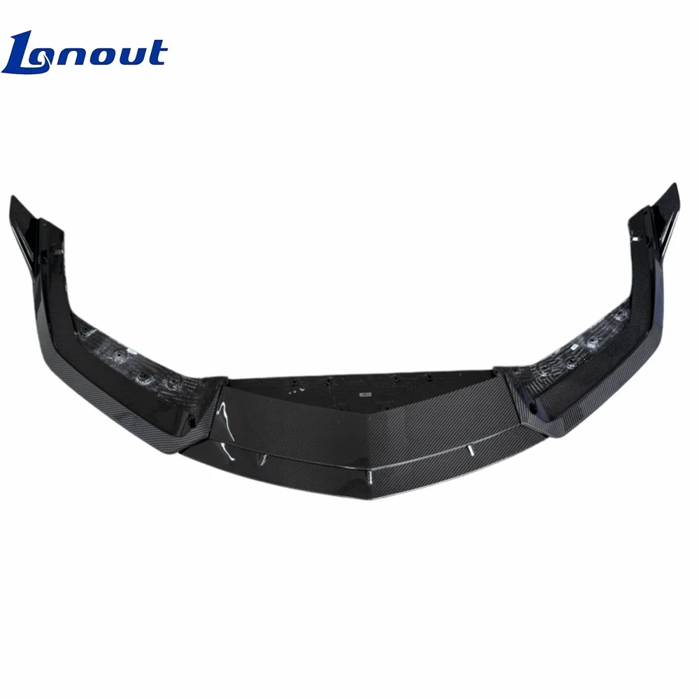

Suitable the New for Lamborghini Revuelto Upgrade MSY Style Dry Carbon Fiber Front Diffuser Revuelto Body Kit