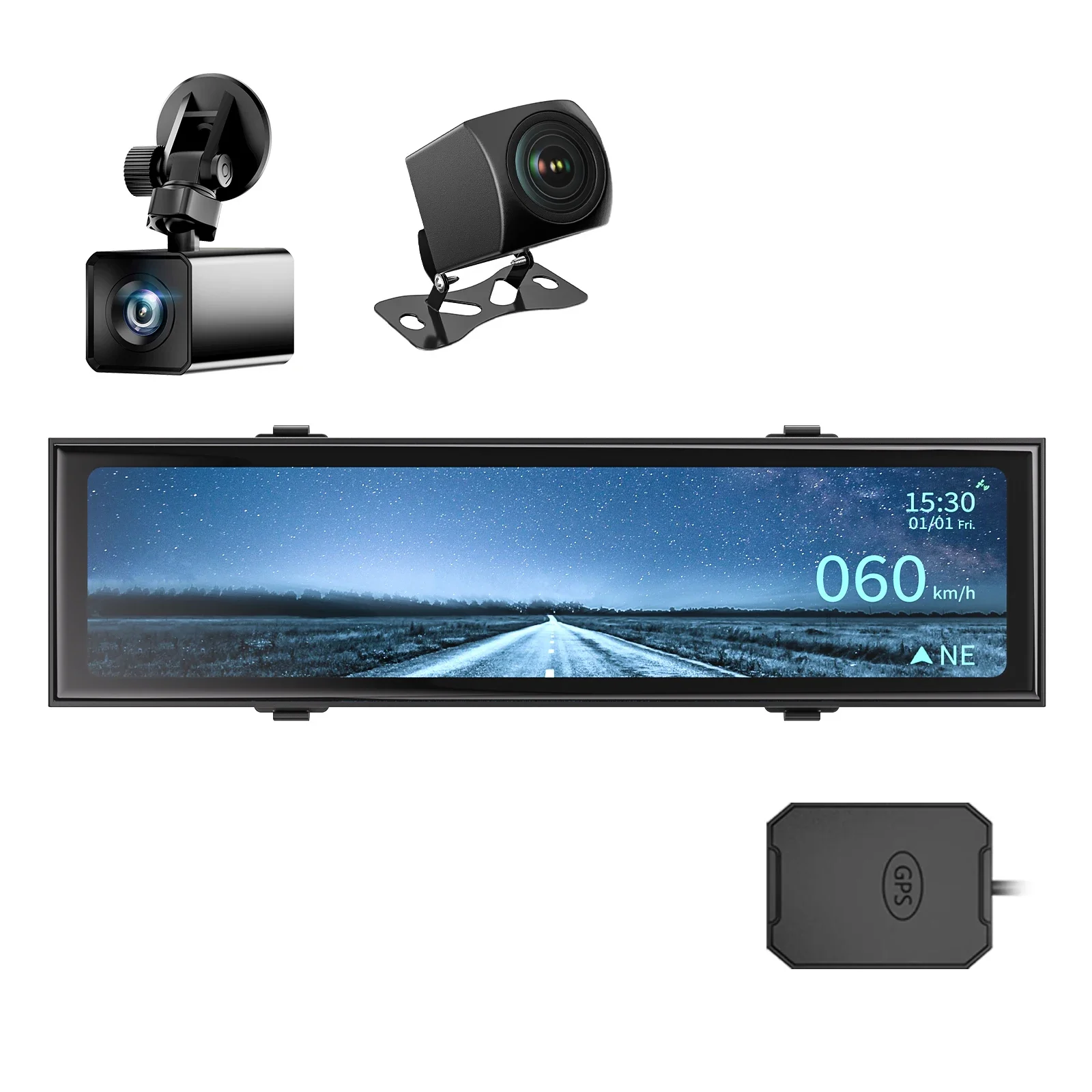 Popular Wifi Recorder Radar Detector Black Box  for Car Front Recording With Display
