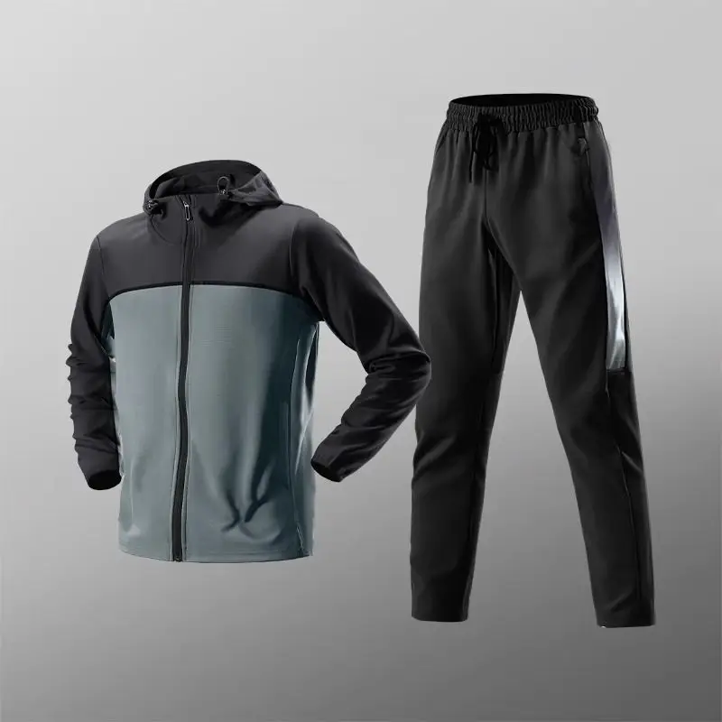 2025 New Sports Suit Men's Running Speed Drying Spring Cycling Jacket Professional Morning Jogging Fitness Training Pants
