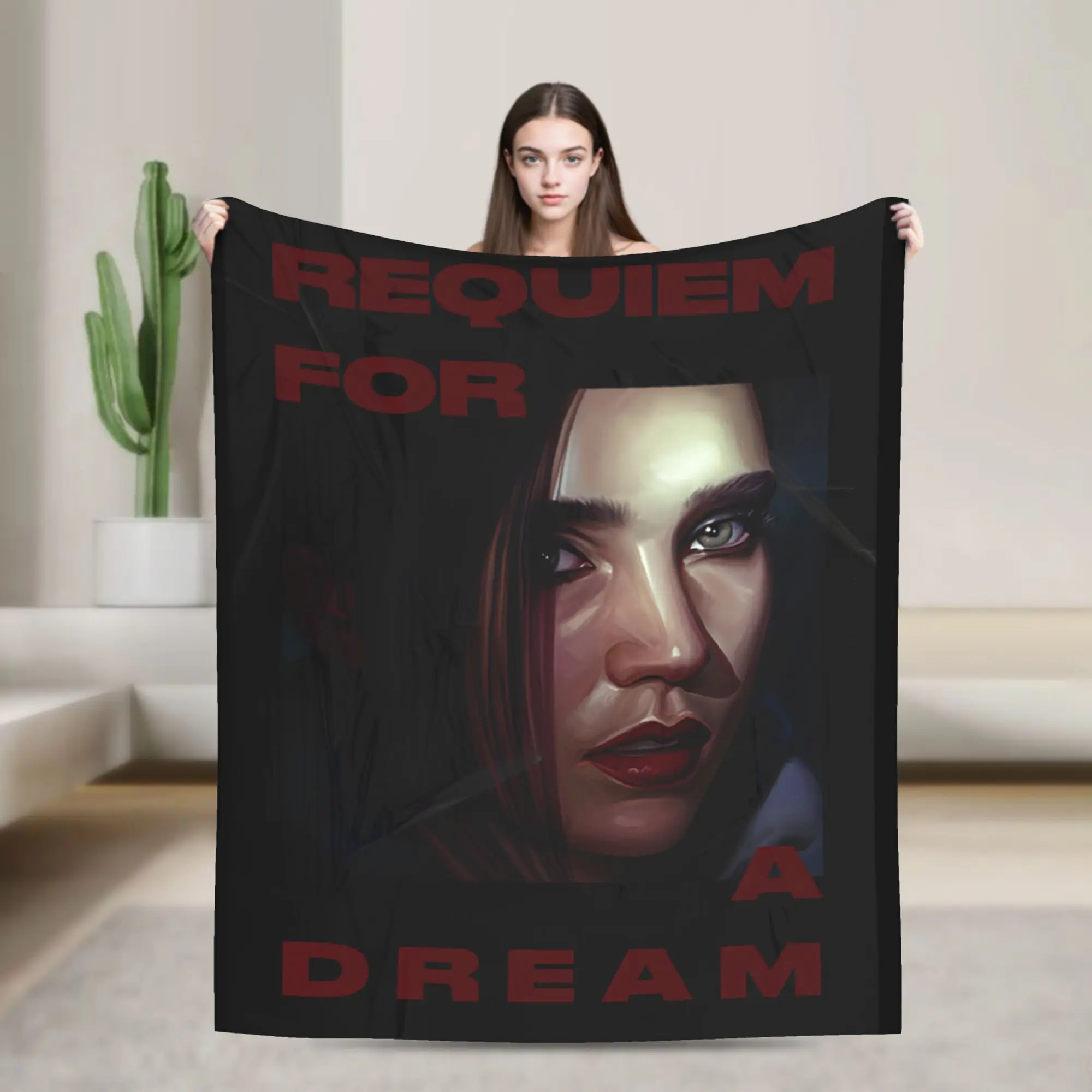 Couverture en flanelle Requiem for a Dream Obsession, couverture chaude fantaisie pour la literie et le salon, automne/hiver