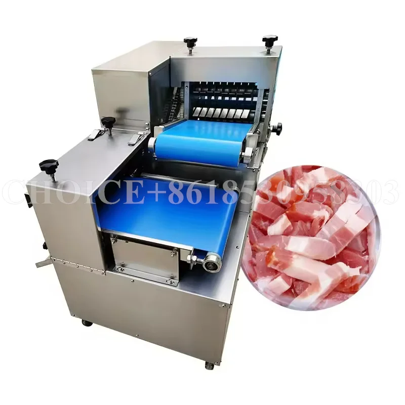 Commercial Fresh Meat Slicer Automatic Beef Pork Chicken Breast Dicing Meat Cutting Machine Multilayer Beefsteak Maker