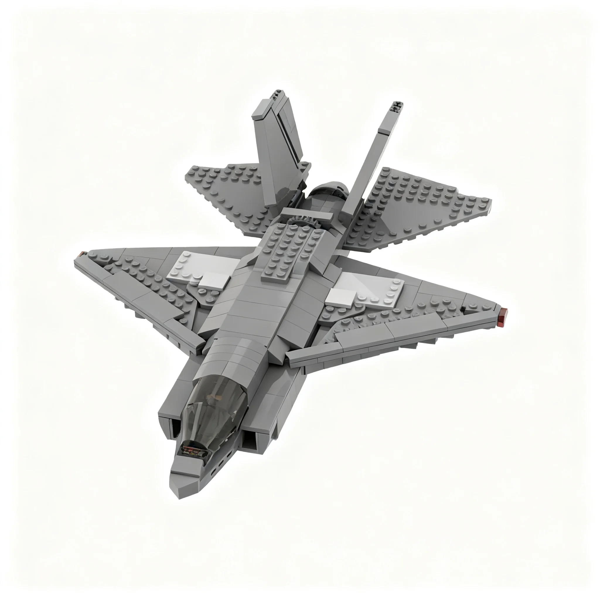 507pcs MOC City Traffic Lockheed Martin F-35A Lightning II Model Building Blocks Toy Christmas Gift Construction Education 3D