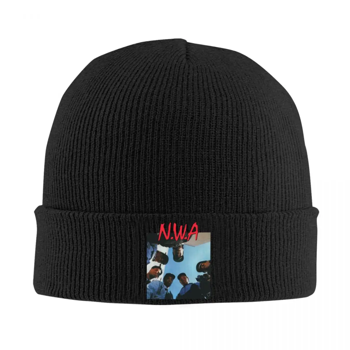 NWA Straight Outta Compton Rap 2024 Knitted Hats Quality Winter Idea Men Women Headwear Knitted Caps