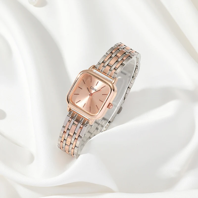 Women's Watch, Quartz Watch, Simple Fashion Casual Watch, Small Elegant Metal Strap, Square Dial
