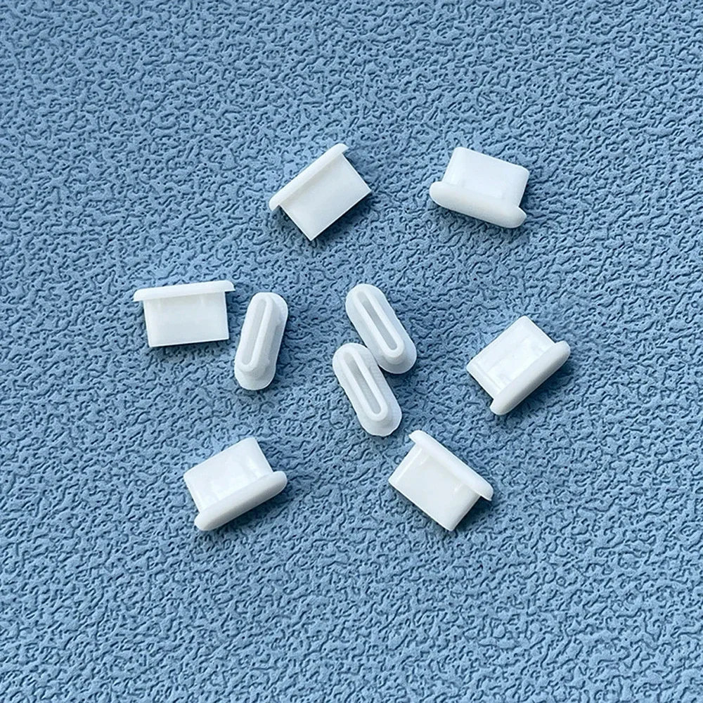 vvocci Type C 10/30/50PCS Type-C Charging Port Anti-dust CapPhone USB Silicone Dust Plugs Protector Cover view 5