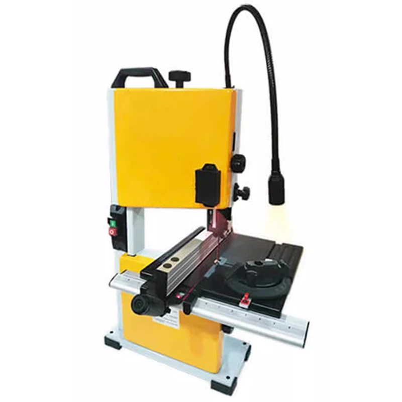 9 Inch Woodworking Band Saw 0 45 Degree Adjustable Angle Multi Function Home Table Saw Jigsaw Precision Cutting