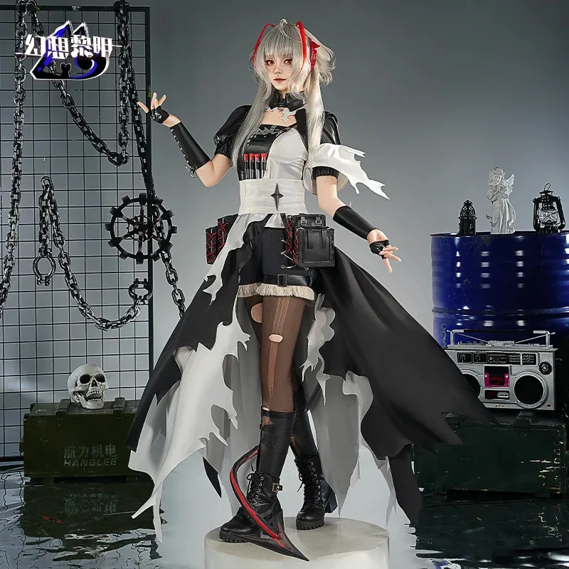 

DY20Game Arknights Wiš'adel Cosplay Costume Wig W Cosplay Costume Wiš'adel Supernova Outfit Cos For Halloween Carnival Uniform25