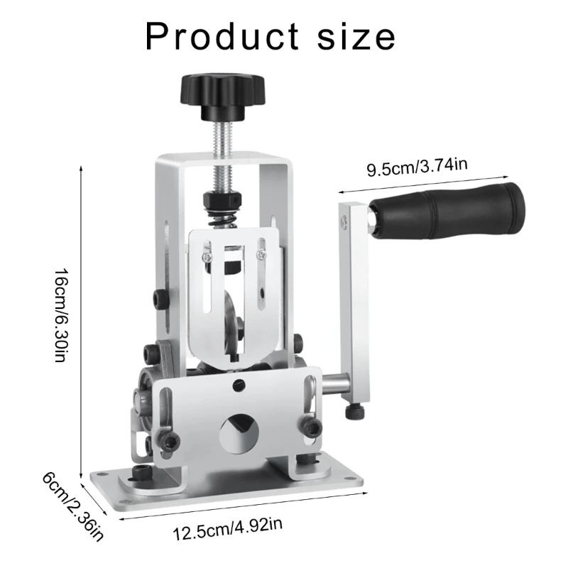 Máquina peladora cables Manual, máquina peladora cables 1-21mm para chatarra, manivela, taladro, pelado cables
