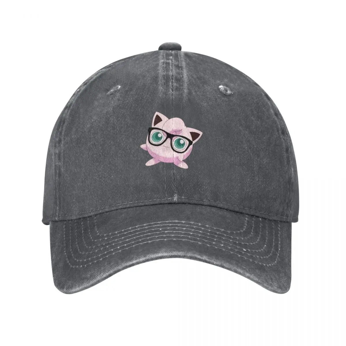 Pokemon Top-Rated Adult Denim Baseball Cap - Adjustable Fit for Everyday Wear