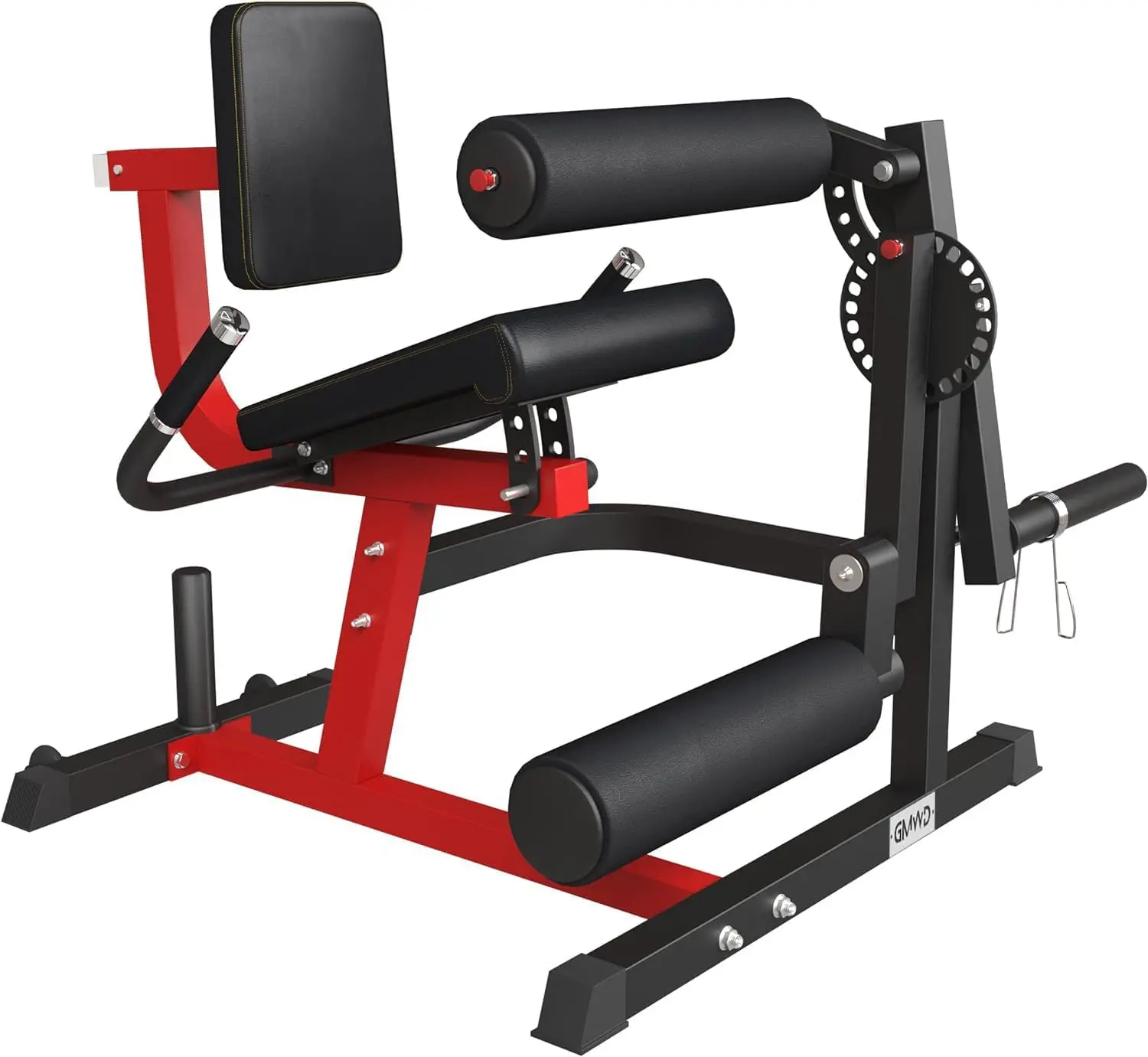 

Lower Body Special Leg Machine, Adjustable Leg Exercise Bench with Plate Loaded, Leg Rotary