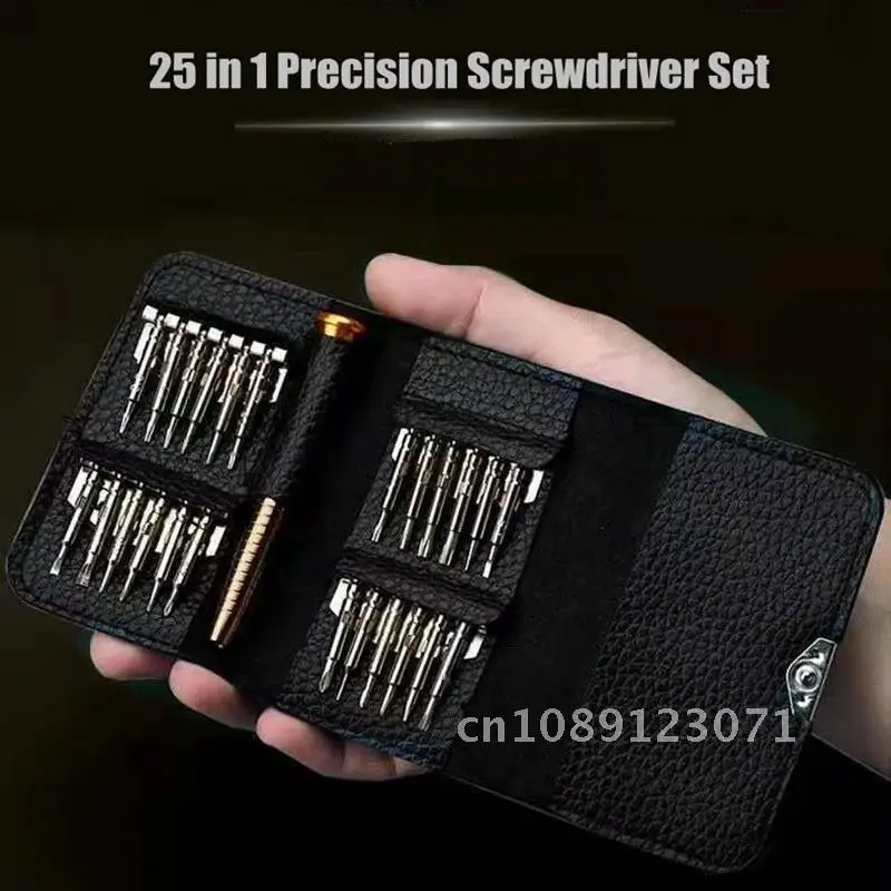 

25 in 1 Mini Precision Screwdriver Magnetic Set Electronic Torx Screwdriver Opening Repair Tools Kit For iPhone Camera Watch PC