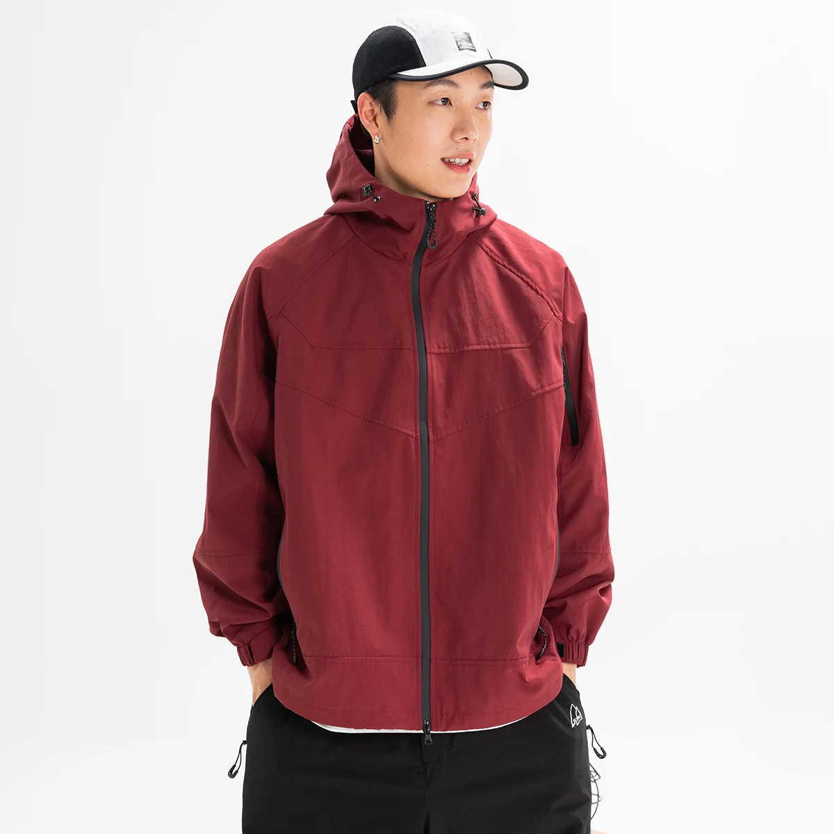 

Wassup Blueo Men's Loose Fit Windproof Jaet Bury Spring Autumn New Sle Outdoor Casual Faion Polyester Fabric Coat