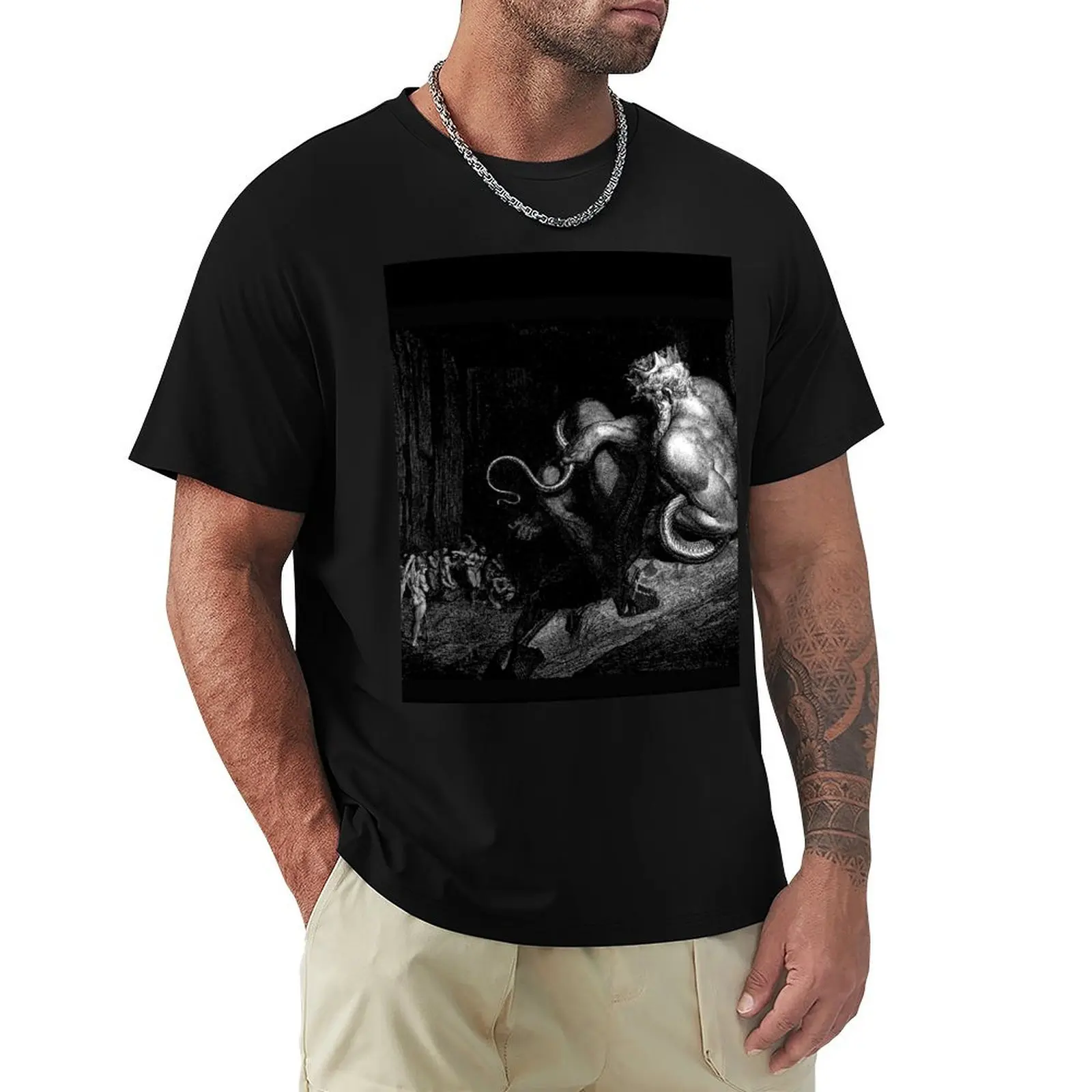 Litografía - Gustave Doré - Dante Alighieri - Inferno Placa 13 (Canto V Minos) de la Divina Comedia - Camiseta