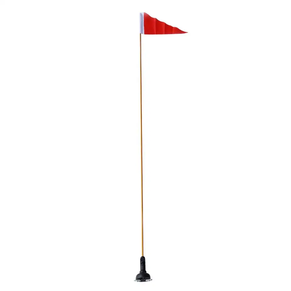 

Kayak Safety Flag Pole 1.2m Aluminum Alloy Mount Marine Canoe Visibility Kit DIY Accessories for Water Sports