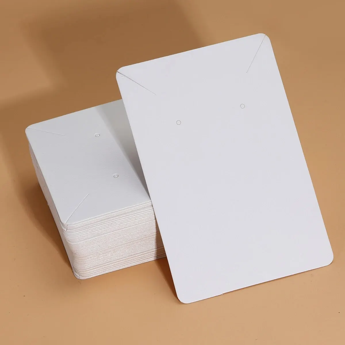 

50pcs 6x9cm Necklace Earrings Ear Studs Packaging Card Blank Jewelry Display Card Kraft Paper Card For Jewelry Packaging