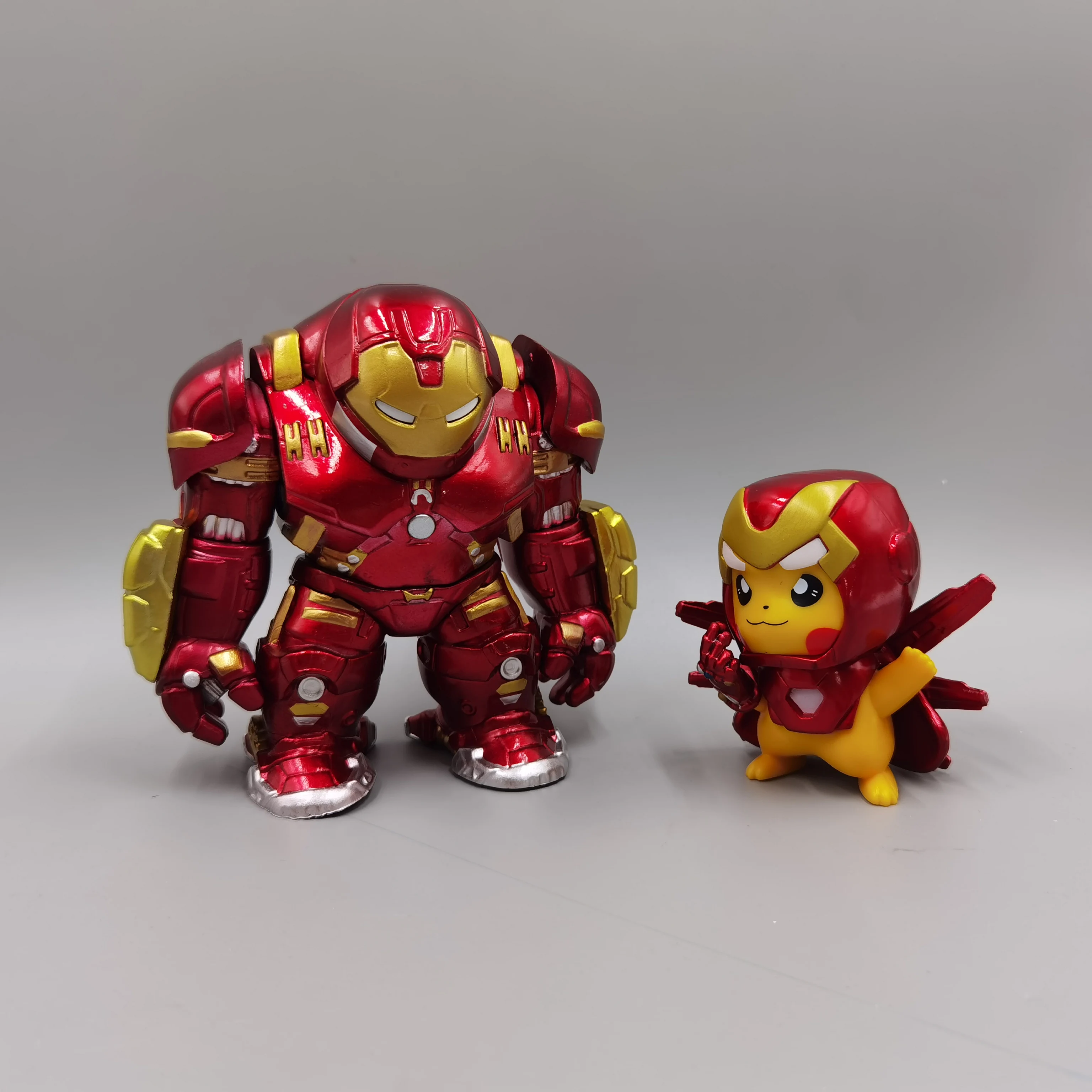 ฟิกเกอร์ไอรอนแมน ฮัลค์บัสเตอร์ ขนาด 20 ซม. รุ่น Q ฉบับ Marvel Comics อเวนเจอร์ส อนิเมะ ของสะสม ตกแต่งโต๊ะทำงาน ของขวัญสำหรับเด็กผู้ชาย