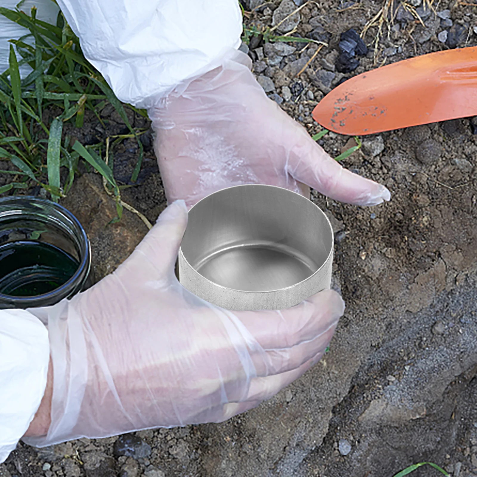 

3Pcs Aluminum Weighing Cans Lightweight Durable Smooth Wall Sampling Storage Boxes for Accurate Soil Water Content Measurement