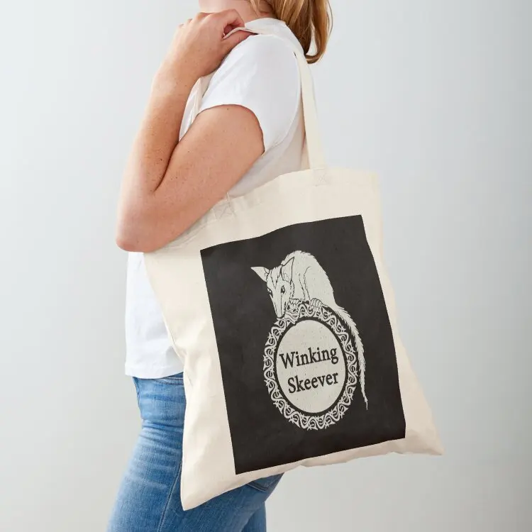 

The Winking Skeever Tote Bag bags woman 2025 tote bag custom Woman shopper bag Cloth bags