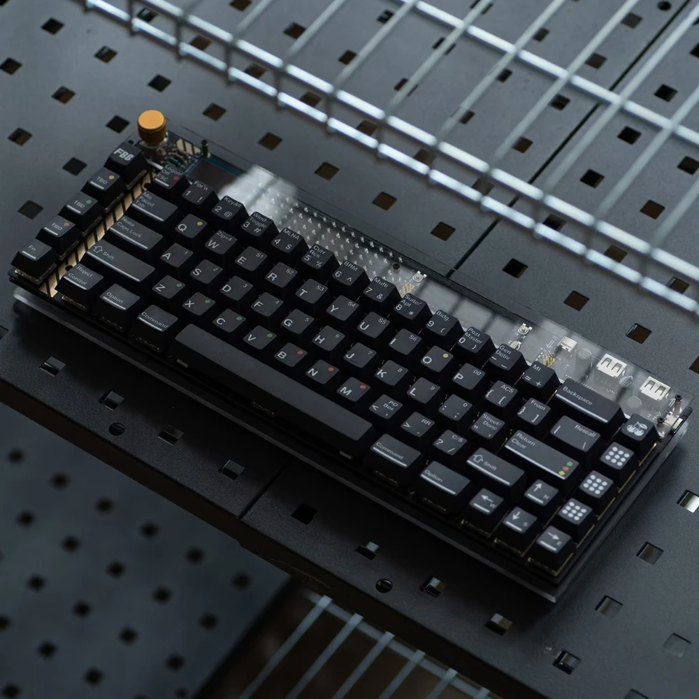 

Набор клавишных колпачков Originate SBK с черной тематикой, 145 клавиш, персонализированная крышка для клавиатуры из ПБТ, колпачок с вишневым профилем для механической клавиатуры