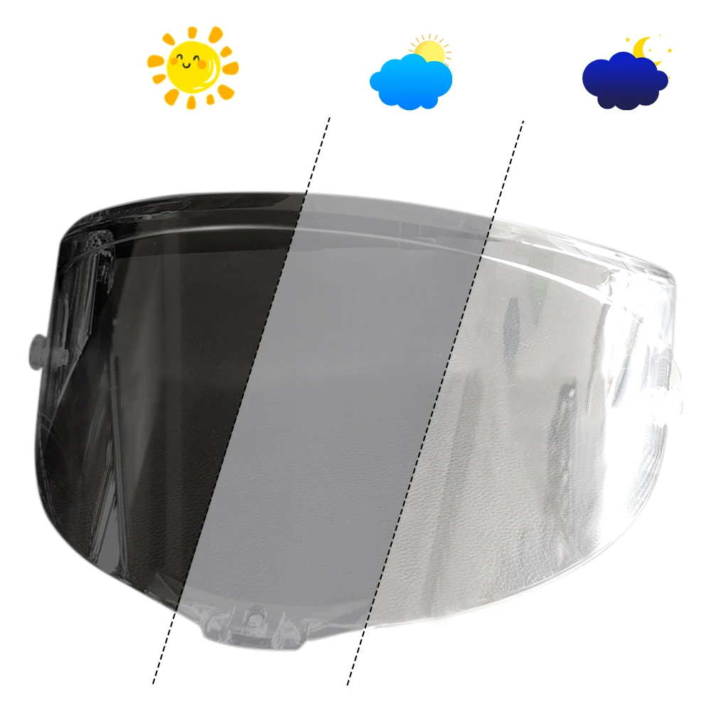 

Helmet color changing sun visor PC lens Pista color changing smoked dark sun visor for AGV Pista GPRR corsa R GPR Race 3