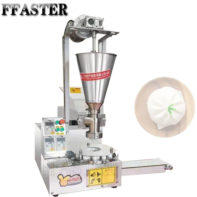 

Pork Baozi Maker Steamed Stuffed Bun Momo Making Machine Desktop Brazilian Fried Chicken Bun Meat Pie Pastry Machinery