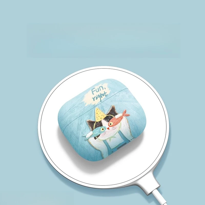 

Anti-drop and Shockproof Silicone Earphone Case Cute Cat for Airpodspro3 2 Pro for AirPods 1 2 3 4th Generation Protective Case