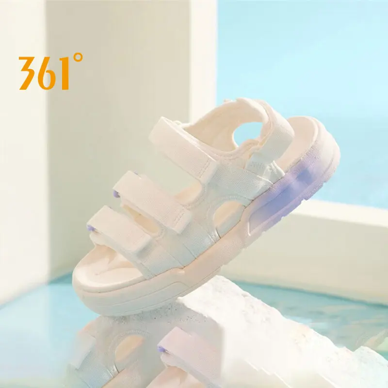 

361 Degrees NEW Women Outdoor Summer Thick-Soled NFO Technology Lightweight Soft Elastic Beach Casual Sandals Slippers 682126710