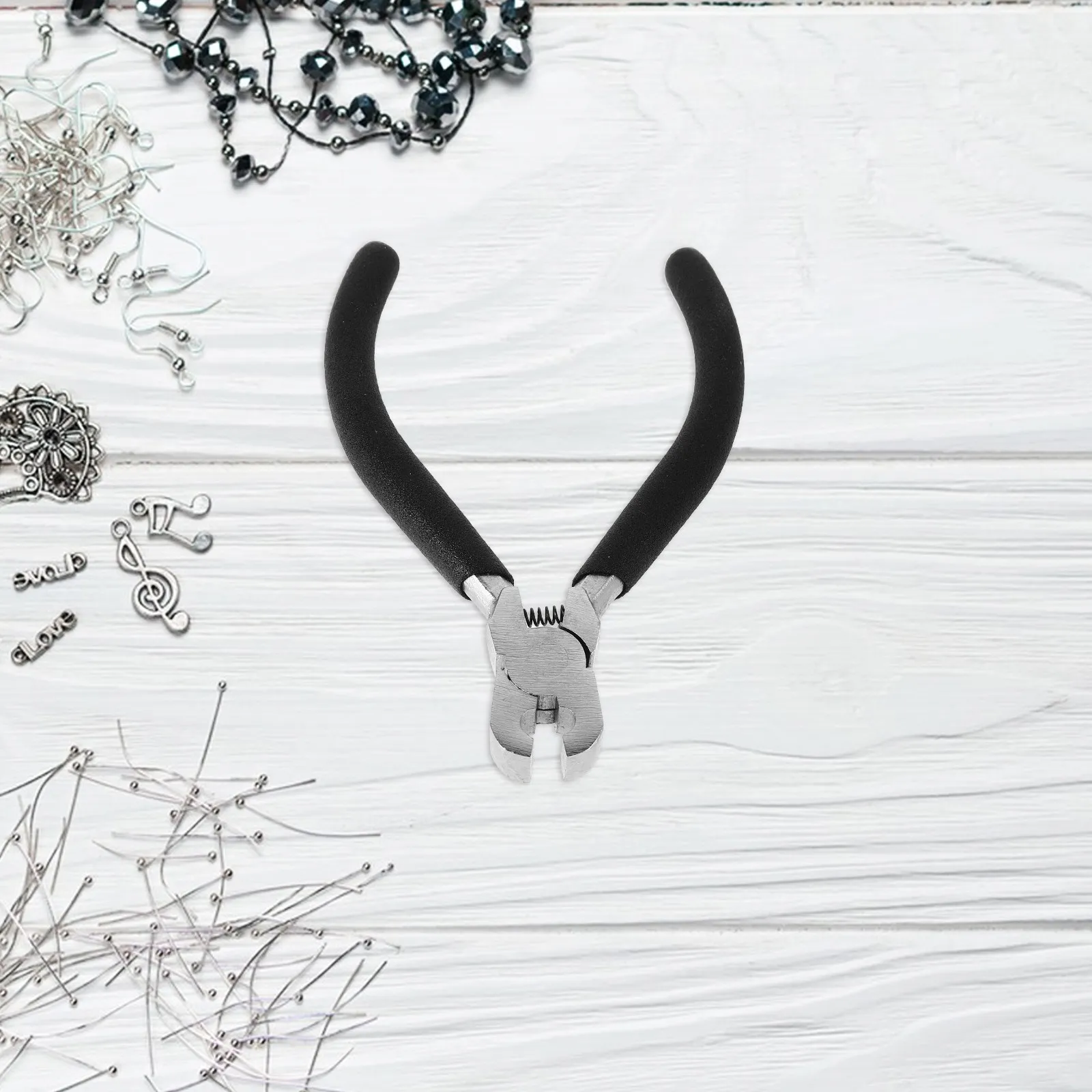 Jewelry Pliers High Carbon Steel Black Coating Locking Handle for DIY Repair Disassembly Installation Precision Mini Wire Pliers