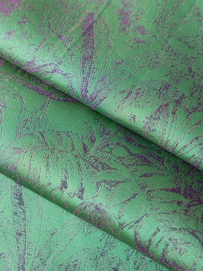 2025 여름 신상 그린 코코넛 그로브 다용도 스타일 100% 천연 뽕나무 실크 송브로케 여성 라운드넥 탱크탑 드레스