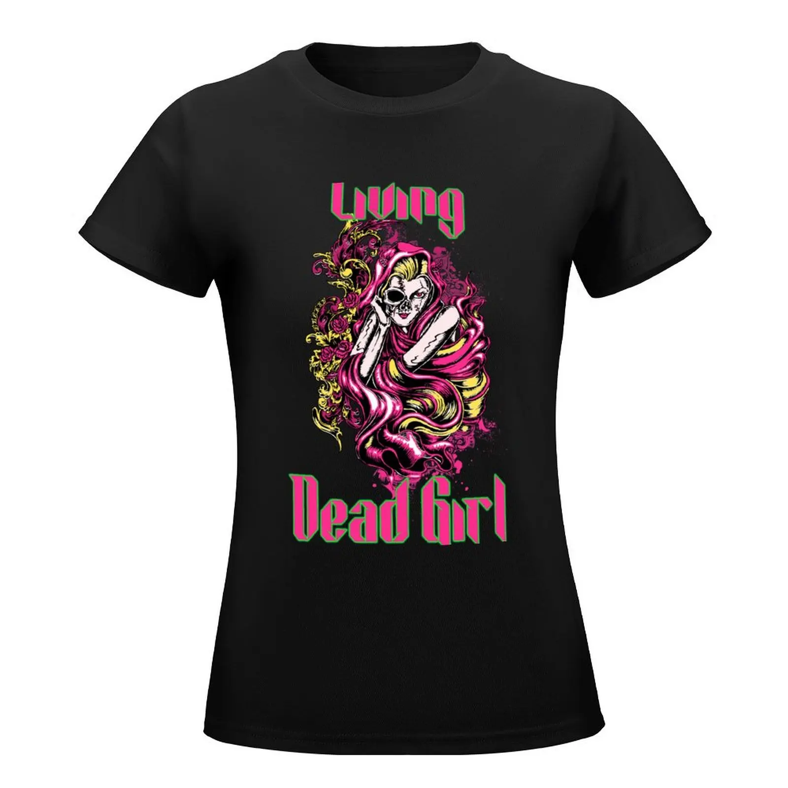 Living Dead Girl Zombie Shirt T-Shirt Female clothing cute clothes funny Blouse t shirts for Women