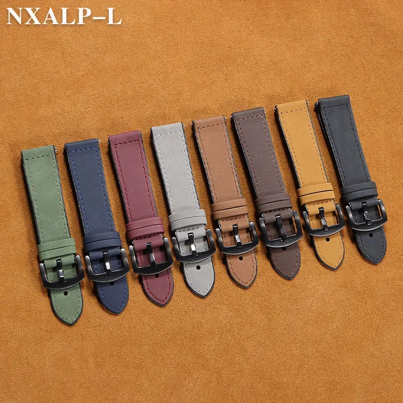 22mm 20mm Leder Silikon Armband Quick Release Uhrenarmband Männer Frauen Sport Armband für Seiko für Omega Universal Uhrenarmband