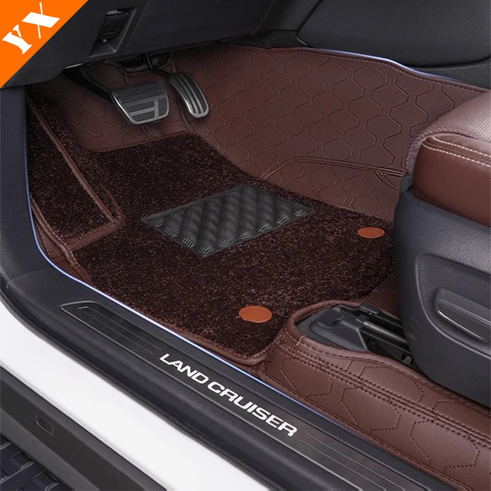 For 2024-2025 Toyota Land Cruiser Prado LC250 Car Seat Mat Foot Mat Wear-resistant Waterproof Anti Dirty Hit Carpet