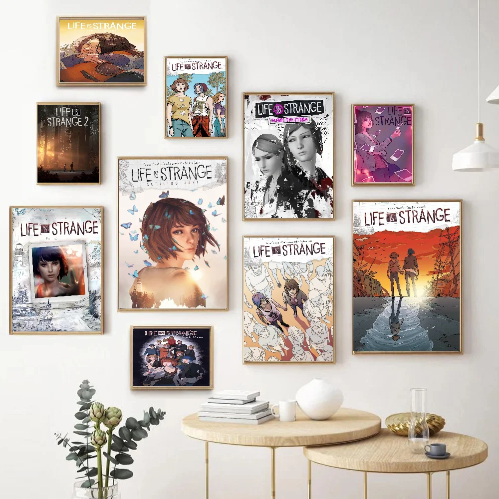 Life Is Strange Anime Posters Sticky Whitepaper Sticker DIY Room Bar Cafe Kawaii Room Decor