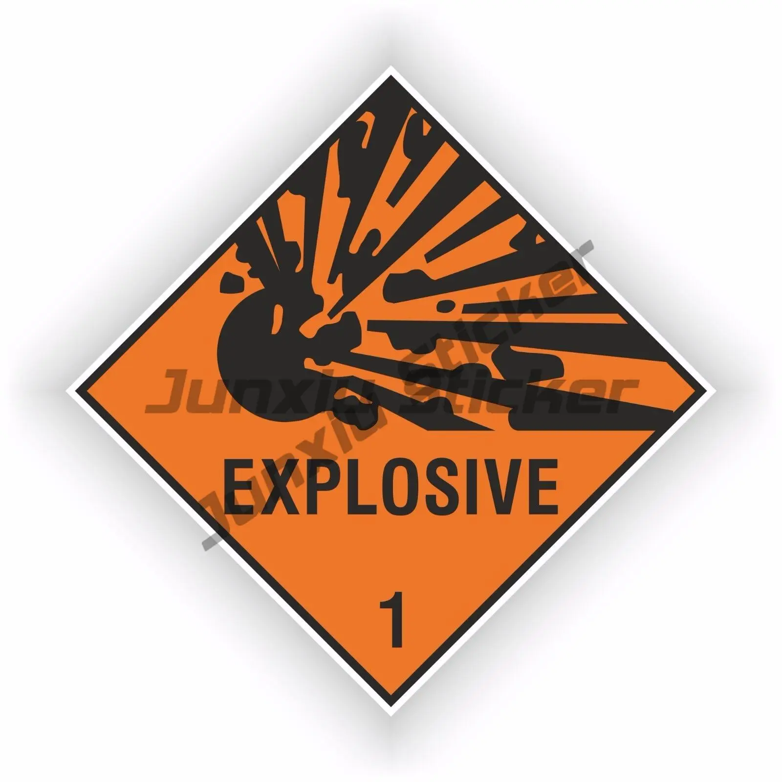 Danger Danger High Voltage Safety Electrical Vinyl Sticker for Factories/ Voltage Prone