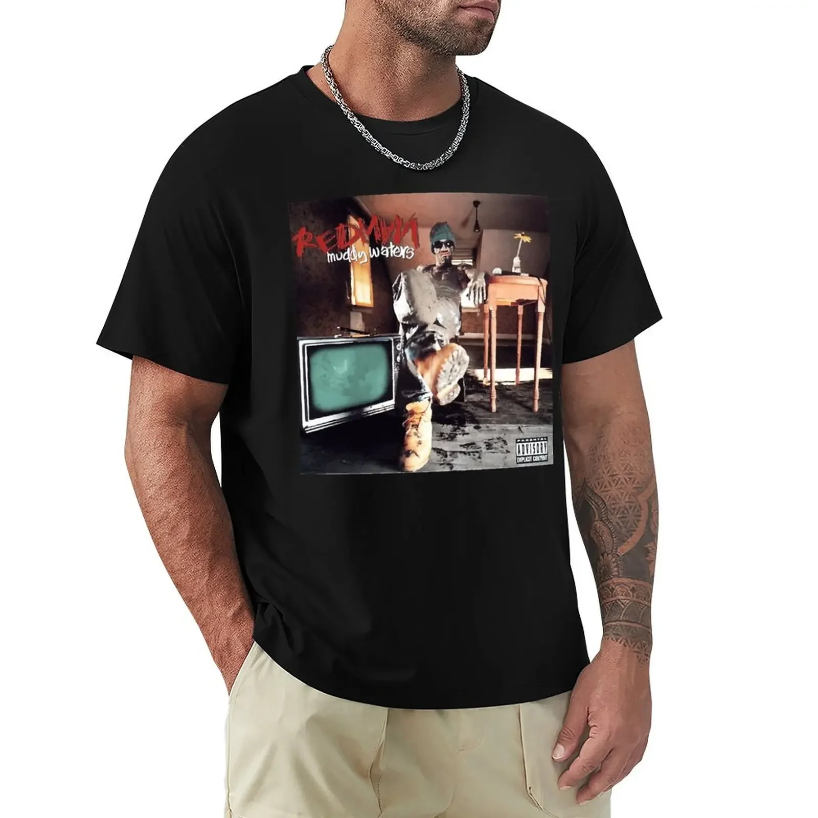 Muddy Guitar Waters – Redman - Muddy Waters T-Shirt animal prinfor boys customs plain white t shirts men