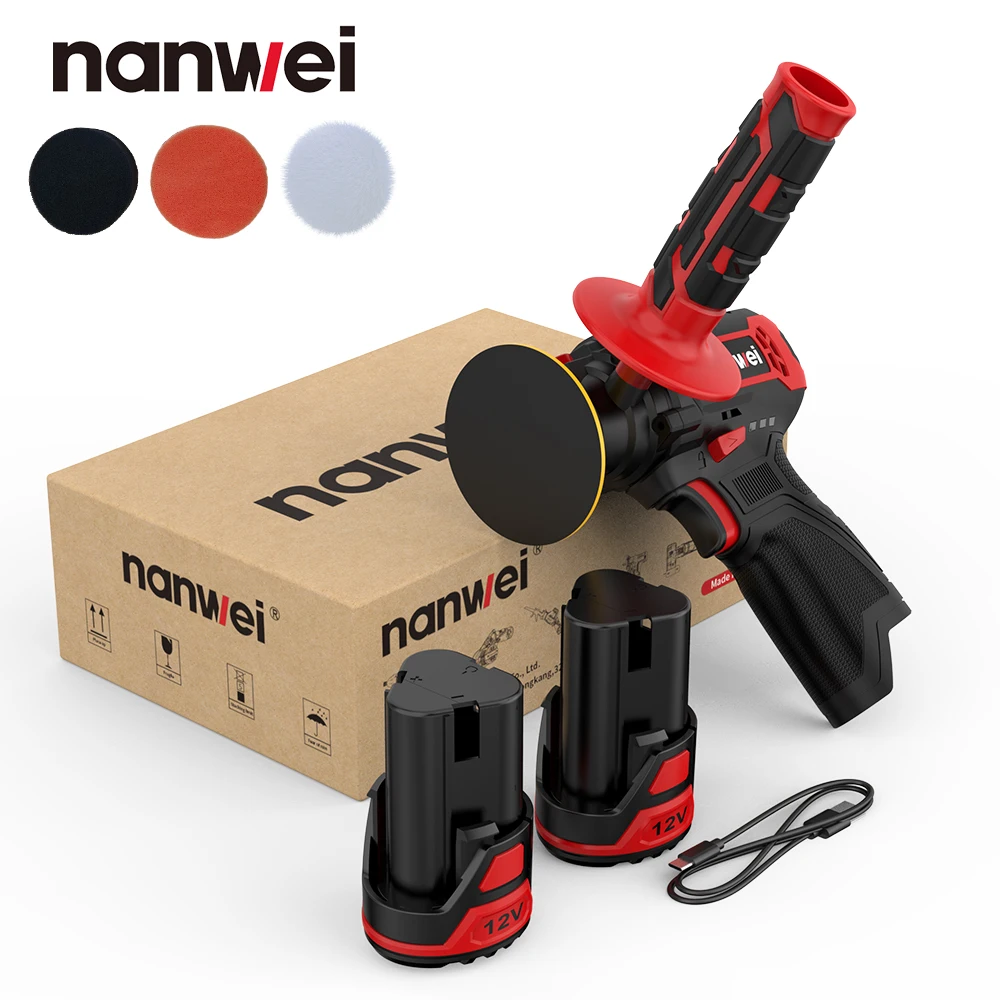 

Nanwei Mini Car Polisher 12V Typc-c Charging Interface Car Paint Scratch Repair Polisher