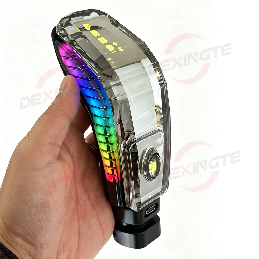 

For Jetour X70 Chery Arrizo 5 PRO 5 Arrizo EX GX Tiggo 8 3X 5X Eastar automatic shift lever LED Crystal Gear head Shift handball
